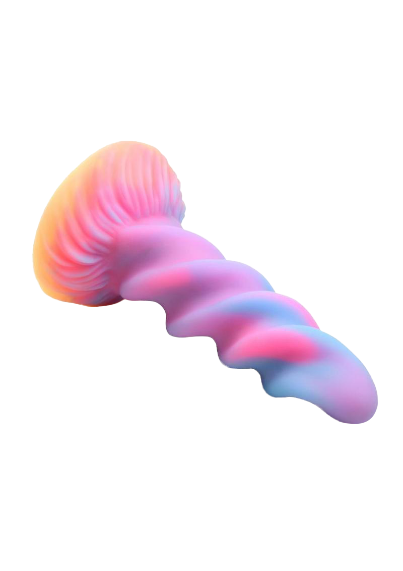Cosmic Swirl Unicorn Dildo - Glow in the Dark
