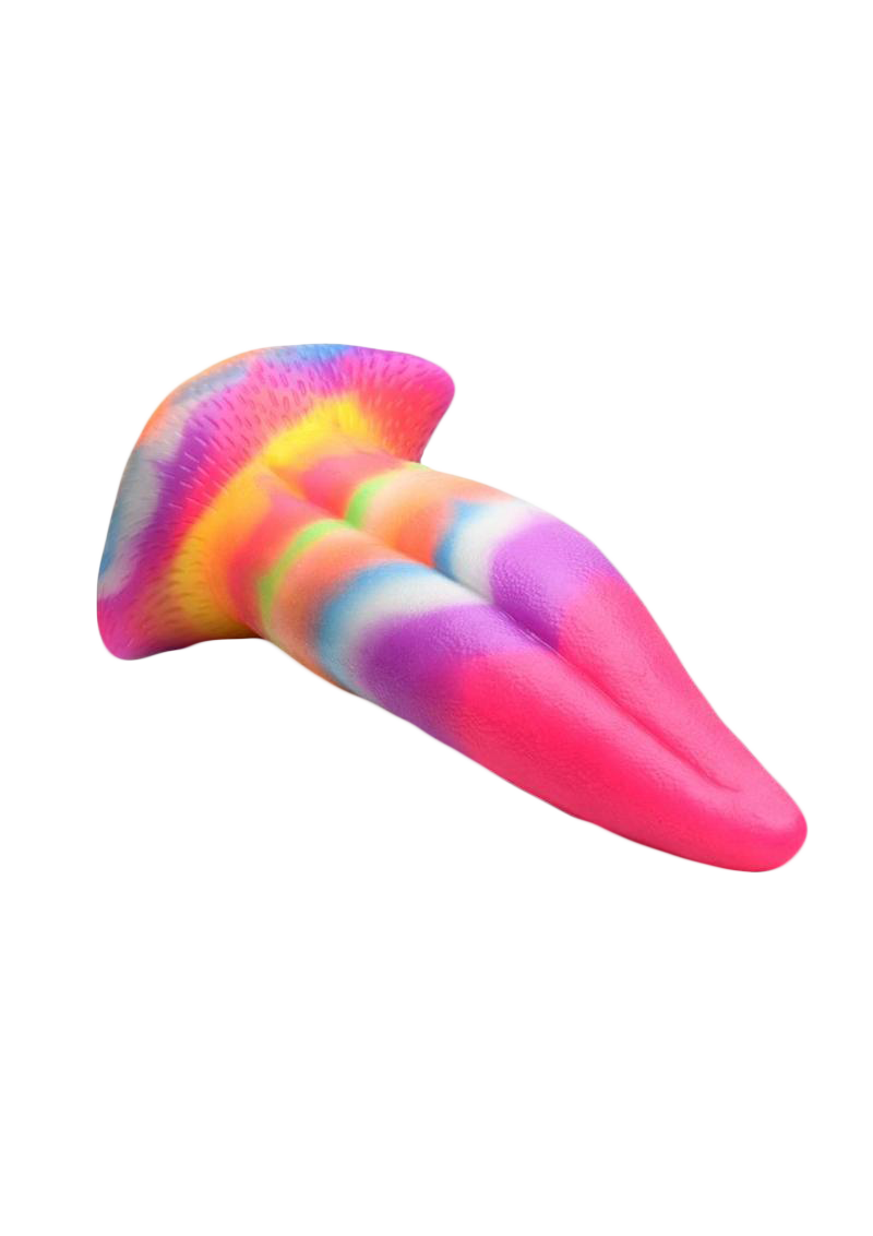 Cosmic Unicorn Tongue Dildo - Glow In The Dark
