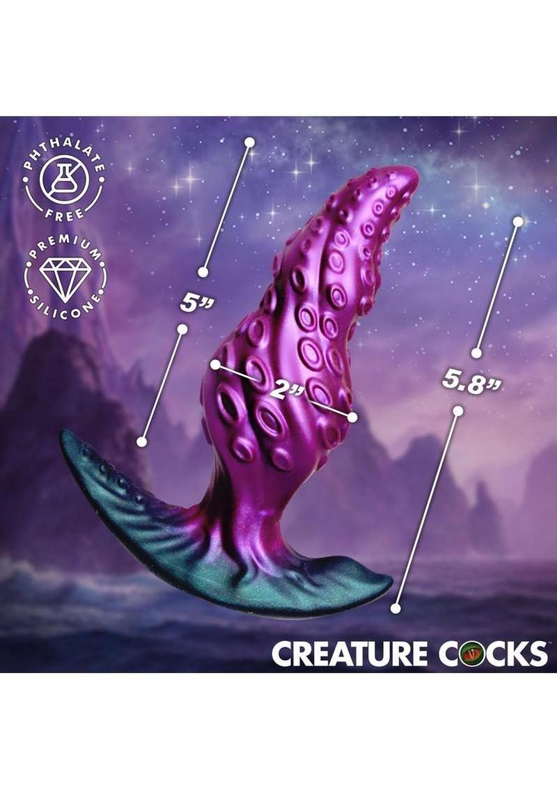 Octo-Twist Silicone Anal Plug  Alien Dildo