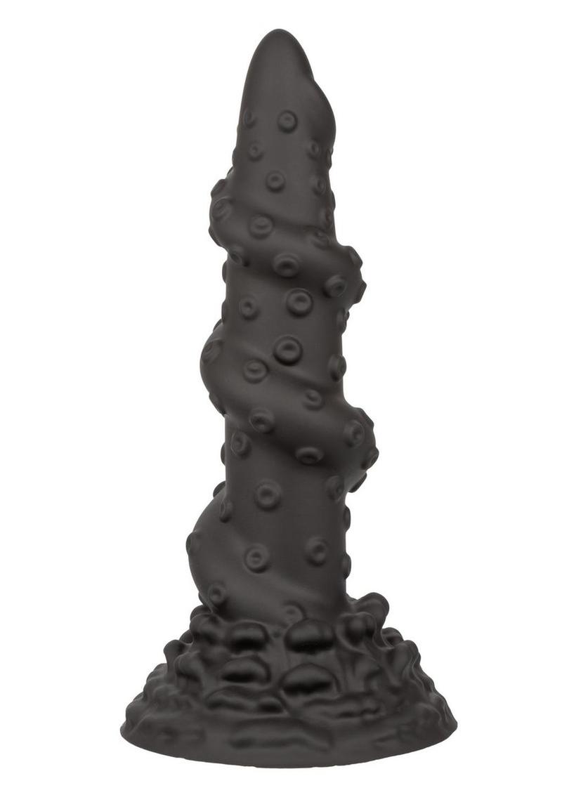 Monster Dong The Kraken Silicone Dildo - Black - 8in